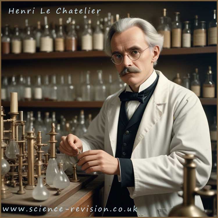Portrait of the French chemist Henri Le Chatelier.